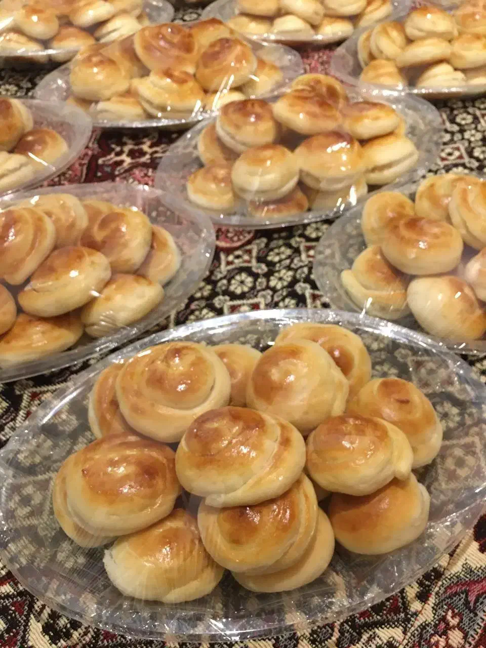 پیراشکی حلزونی سنتی و سوغات ترکمن|خوردنی و آشامیدنی|گنبد کاووس, |دیوار