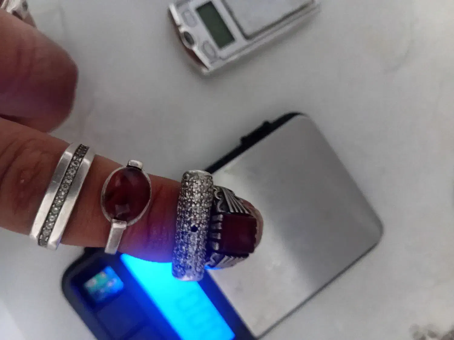 حراج گردنبند و انگشترهای نقره و اویز زیبا و خاص|جواهرات|تهران, پونک|دیوار