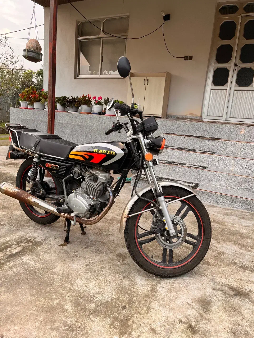 هوندا ۲۰۰ کویر|موتورسیکلت|رشت, پستک|دیوار