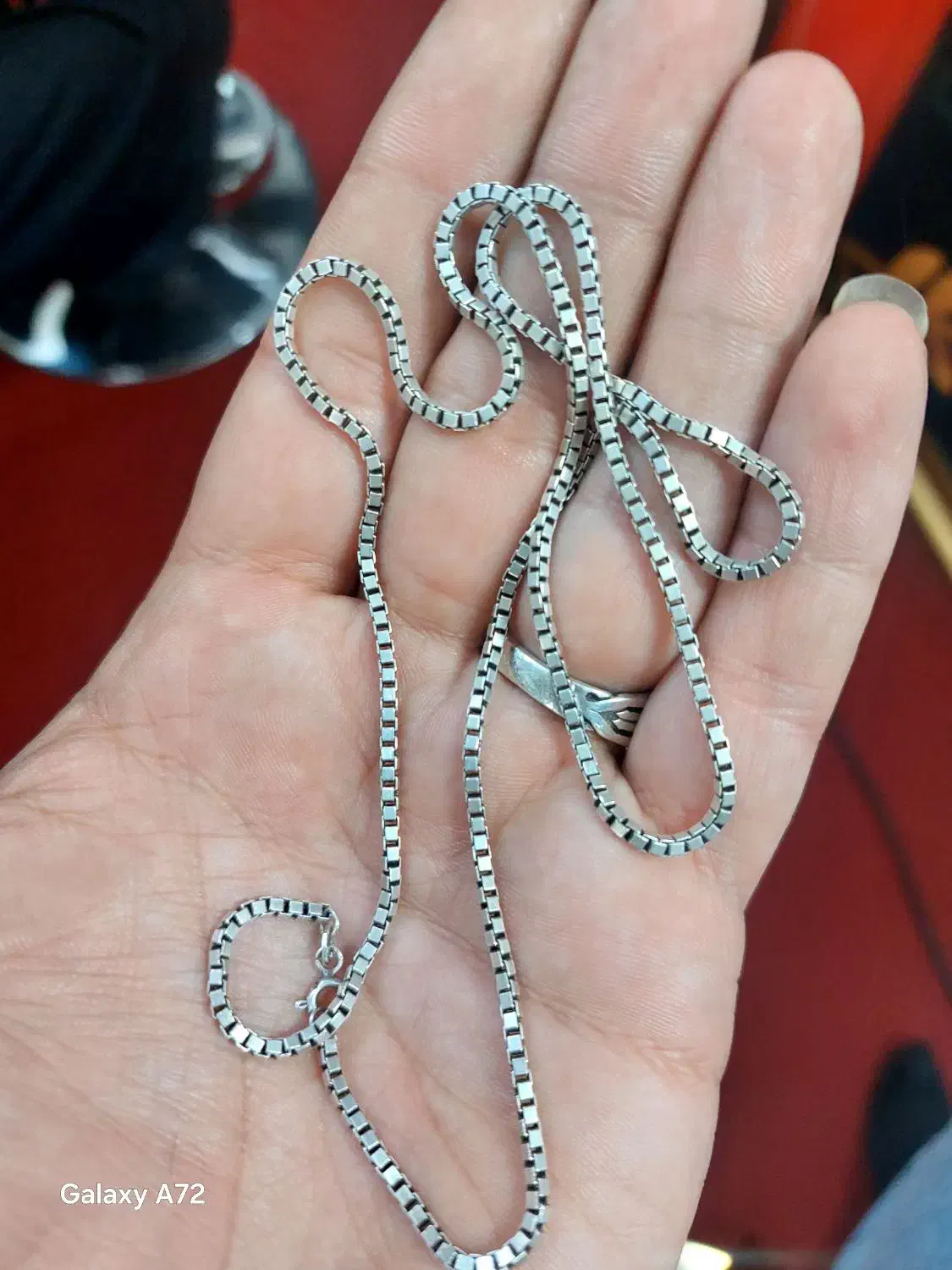 زنجیر نقره ونیزی ایتالیا ۹۲۵|جواهرات|مشهد, فلسطین|دیوار