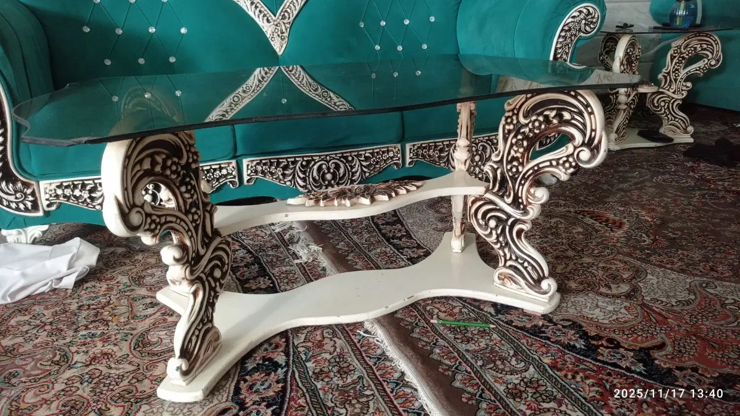 جلو مبلی سالم ۳تاش باهم|مبلمان خانگی و میز عسلی|سبزوار, جهاد کشاورزی|دیوار