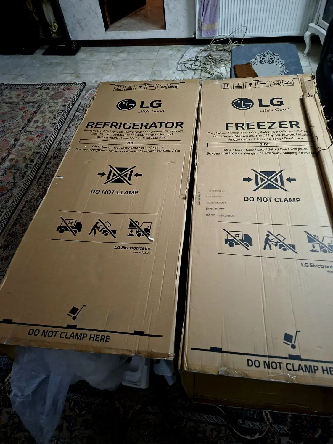 کارتون یخچال الجی اصل کره|یخچال و فریزر|کهریزک, |دیوار