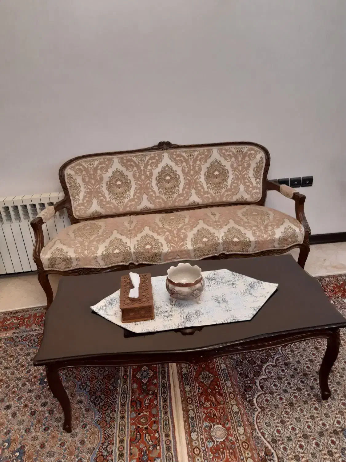 مبلمان استیل آلمانی چوب گردو|مبلمان خانگی و میز عسلی|تهران, صادقیه|دیوار