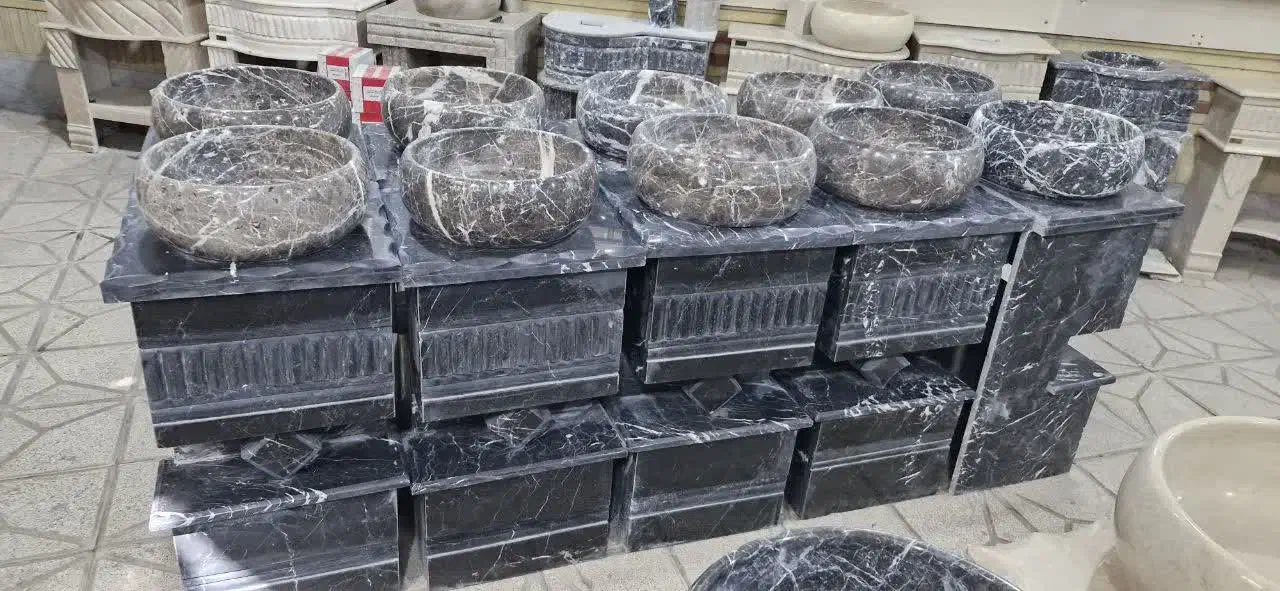 روشویی سنگی پی وی سی|لوازم سرویس بهداشتی|مشهد, عامل|دیوار