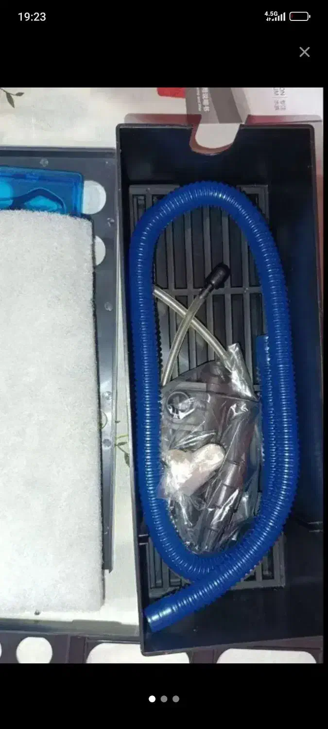 فیلتر تصفیه کننده آب آکواریوم نو|ماهی|بافت, |دیوار