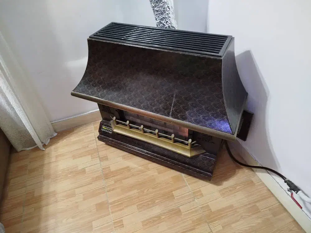 بخار طرح شومینه|بخاری، هیتر، شومینه|تولم شهر, |دیوار