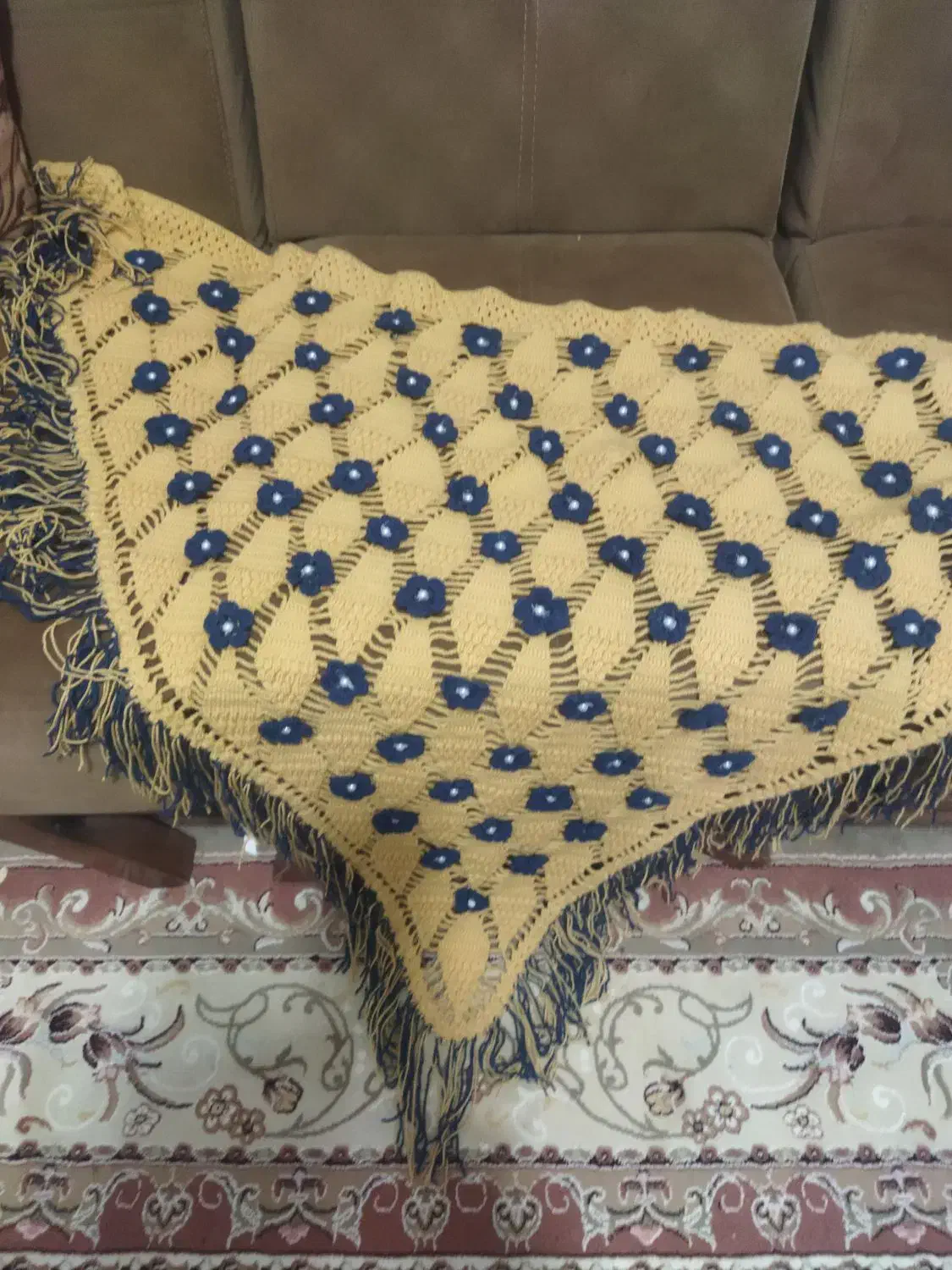 شنل بافتنی کاردستی نونودادم بافتن قیمت160000|کفش و لباس بچه|فلاورجان, |دیوار