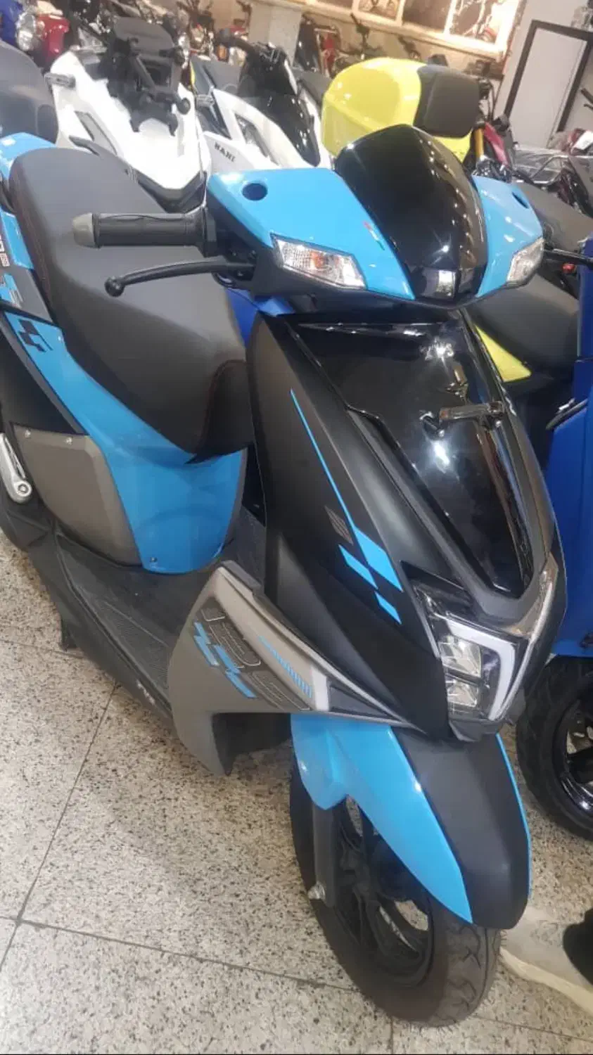 Tvs NTORQ 125|موتورسیکلت|تهران, چوب تراش|دیوار
