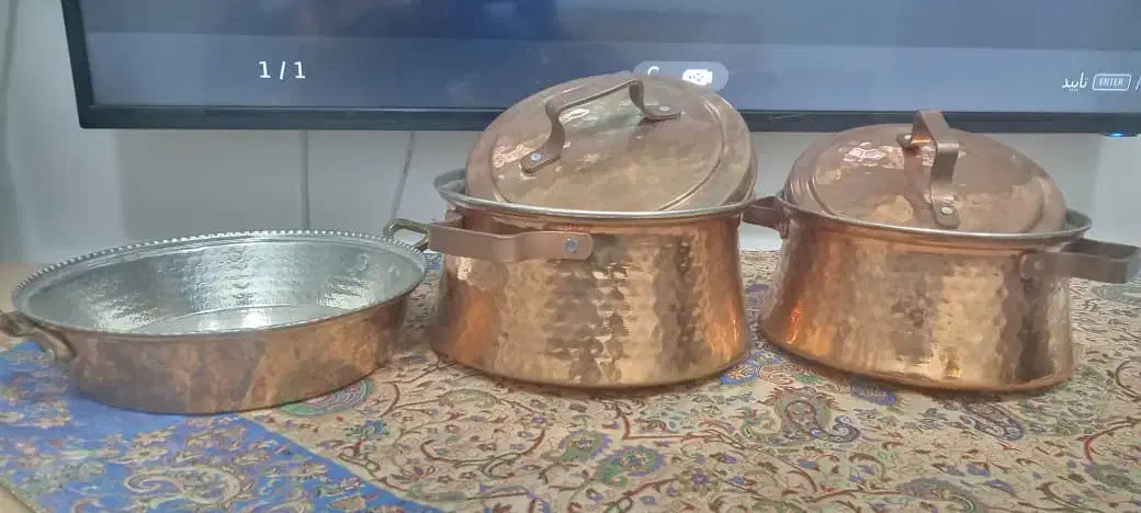 قابلمه مسی|ظروف پخت‌وپز|شیراز, ملاصدرا|دیوار