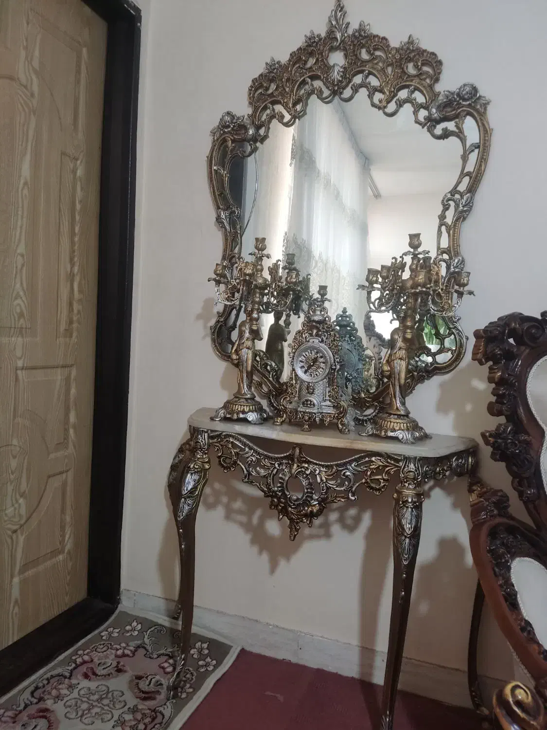 آینه وشمدان|آینه|باسمنج, |دیوار