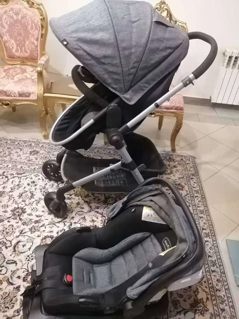 کالسکه وکریر ایون فلو باقابلیت تبدیل ب صندلی ماشین|کالسکه و لوازم جانبی|تهران, سازمان برنامه شمالی|دیوار