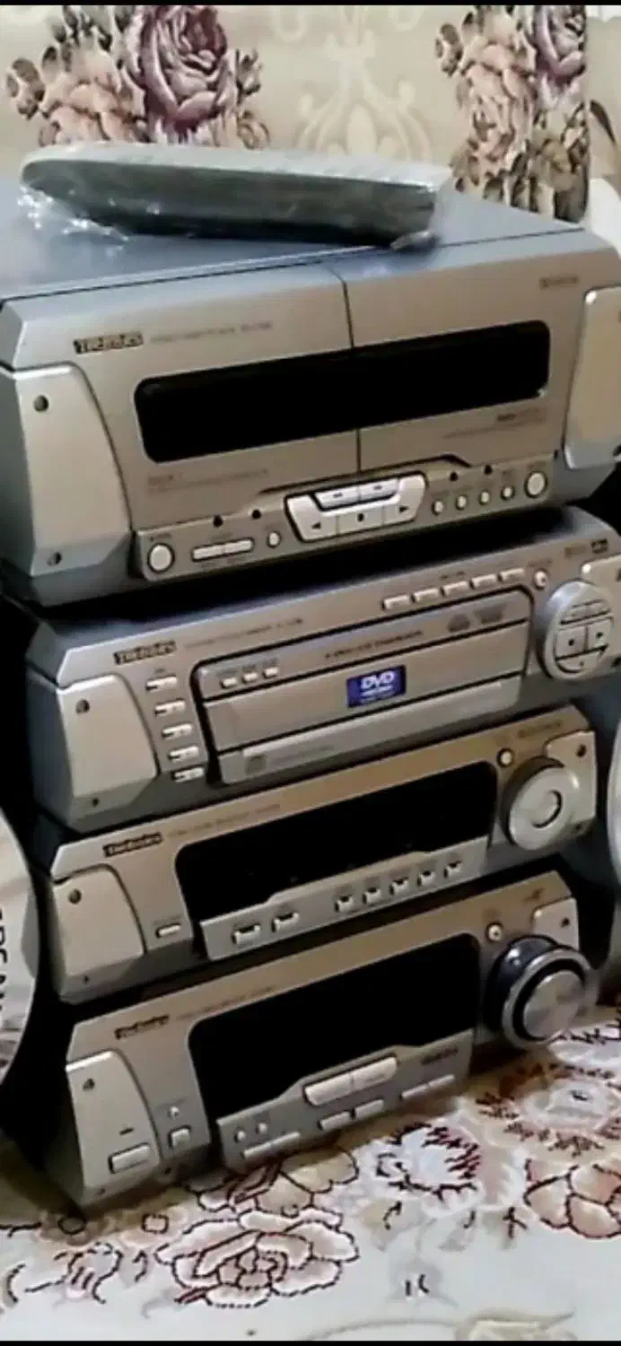 استریو ۴ طبقه مارک تکنیس ژاپن|سیستم صوتی خانگی|سنندج, |دیوار