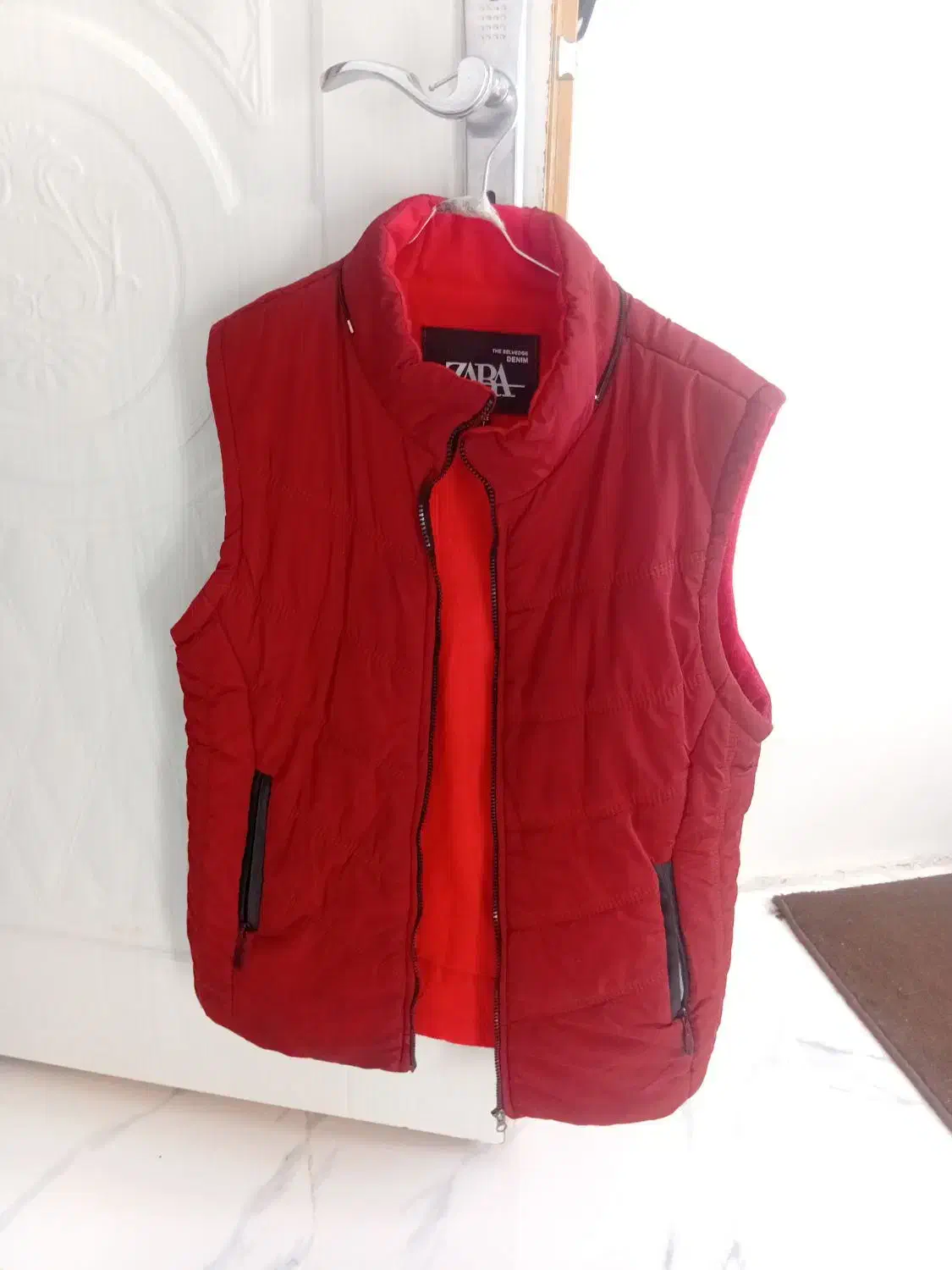 پافر  رنگ جگری درحدنو|لباس|کهریزک, |دیوار