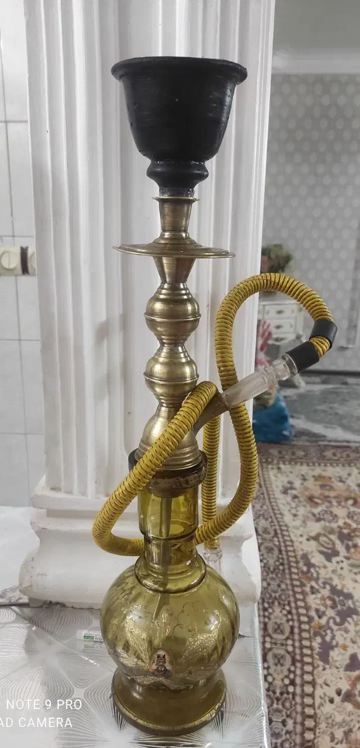 دو عدد قلیان تنه برنج|کلکسیون و سرگرمی|ابهر, |دیوار