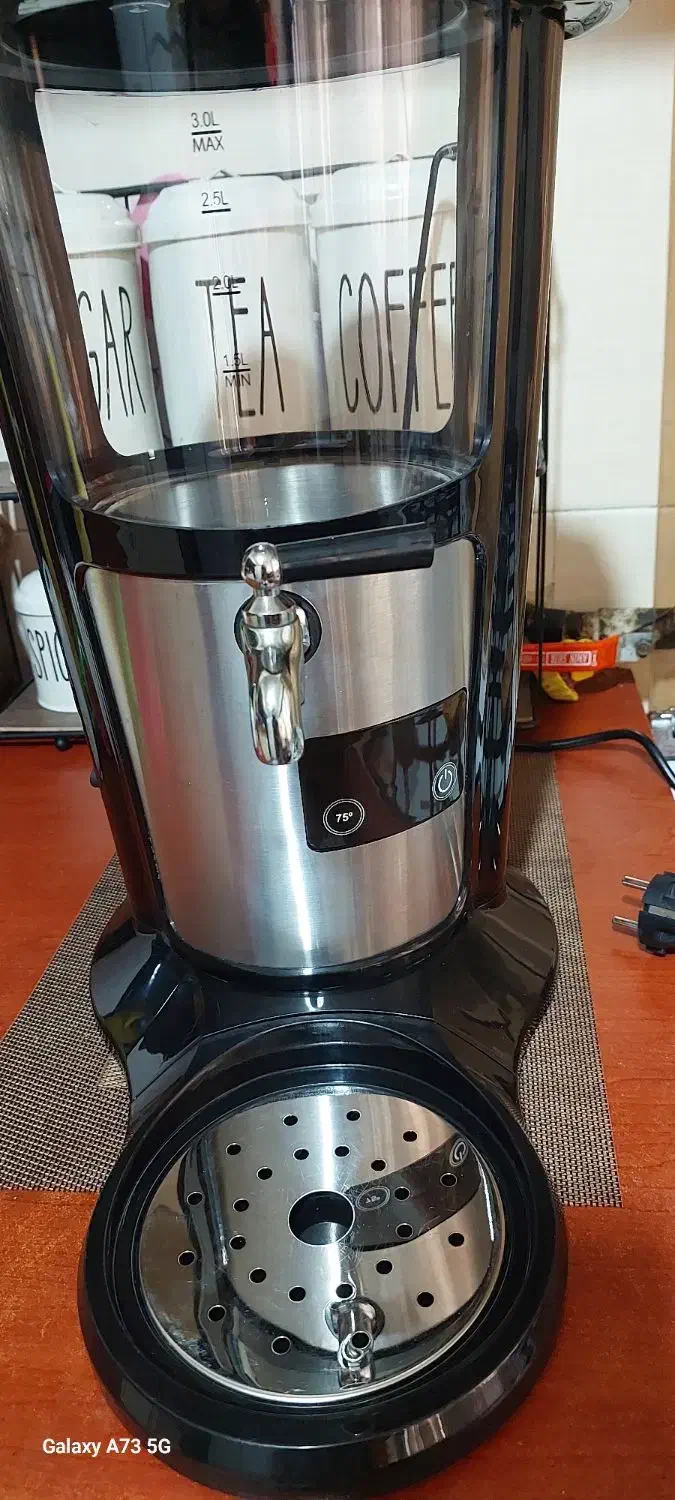 چای ساز   شیر دار روهم شیشه و استیل  مک استایلر|سماور، چای‌ساز، قهوه‌ساز|تهران, زنجان جنوبی|دیوار