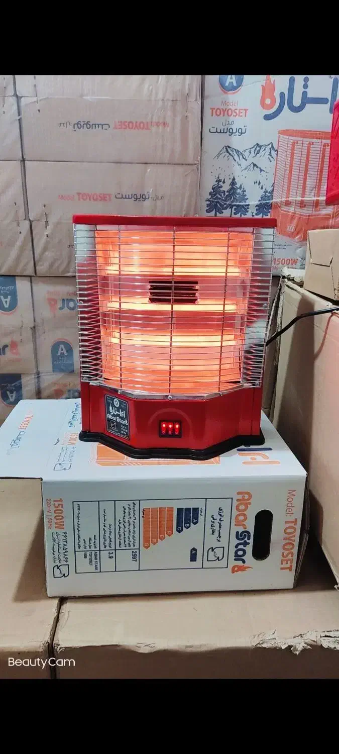 هیتربرقی بخاری بزرگ فندار/بدونفن۳و۴شعله ممسنی|بخاری، هیتر، شومینه|نورآباد ممسنی, |دیوار