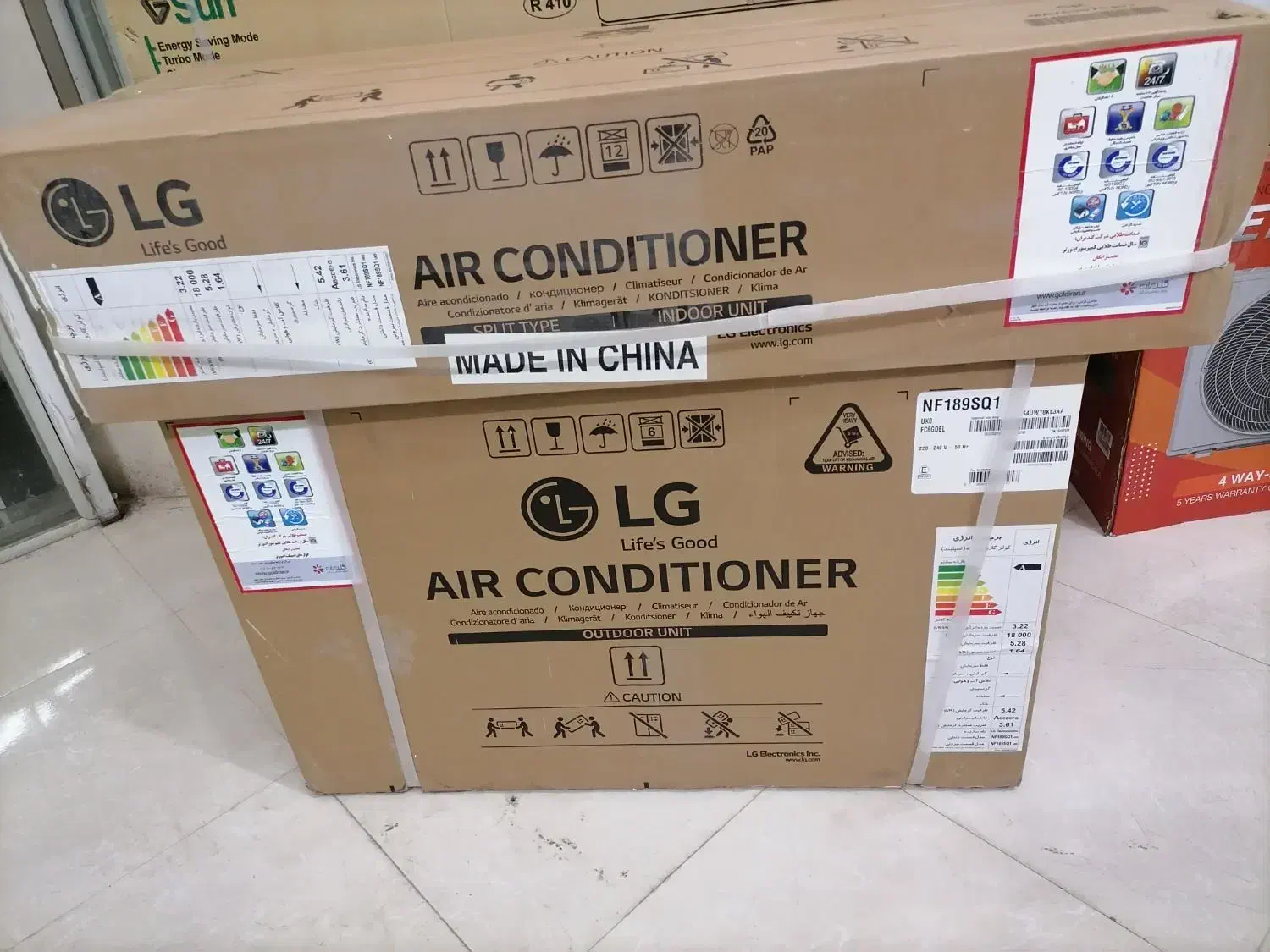 کولر گازی 18000  الجی اینورتر زیر قیمت بازار|کولر گازی و فن‌کوئل|قم, شهرک سازمان آب|دیوار