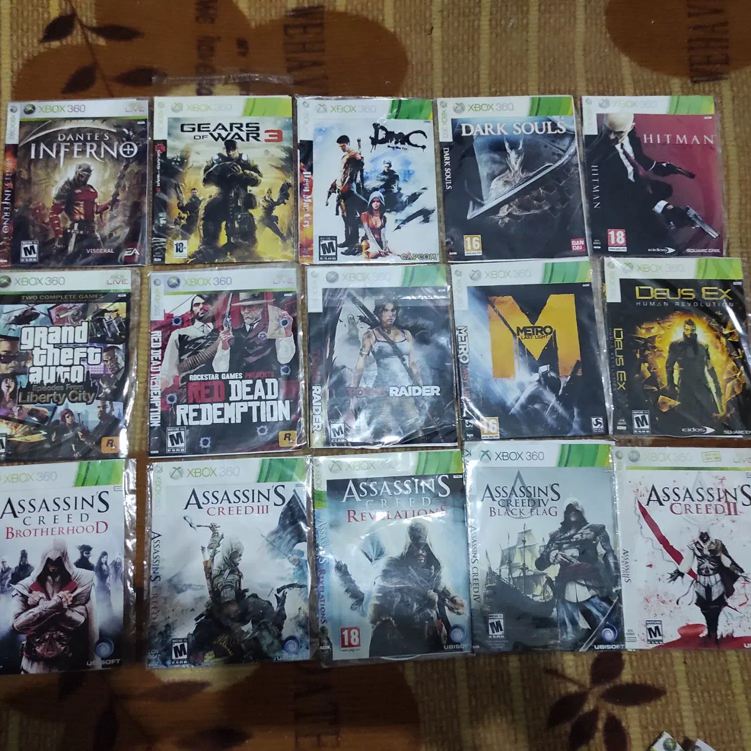 60 عدد بازی xbox 360|کنسول، بازی ویدئویی و آنلاین|تهران, تهرانپارس غربی|دیوار