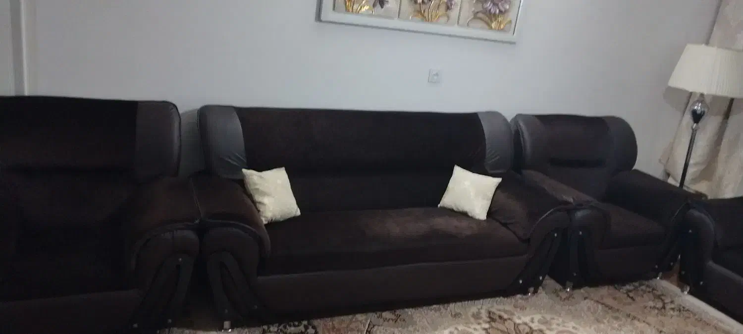 مبل ۷ نفره|مبلمان خانگی و میز عسلی|شیروان (خراسان), |دیوار