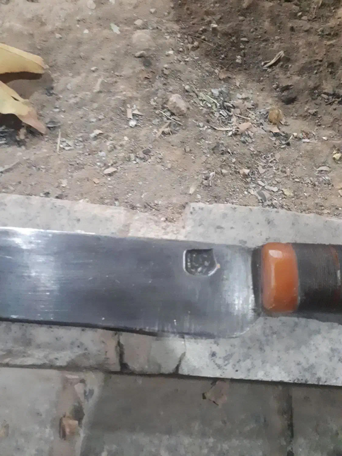 چاقو بزرگ قدیمی قاچاری|کلکسیون اشیاء عتیقه|نهاوند, |دیوار