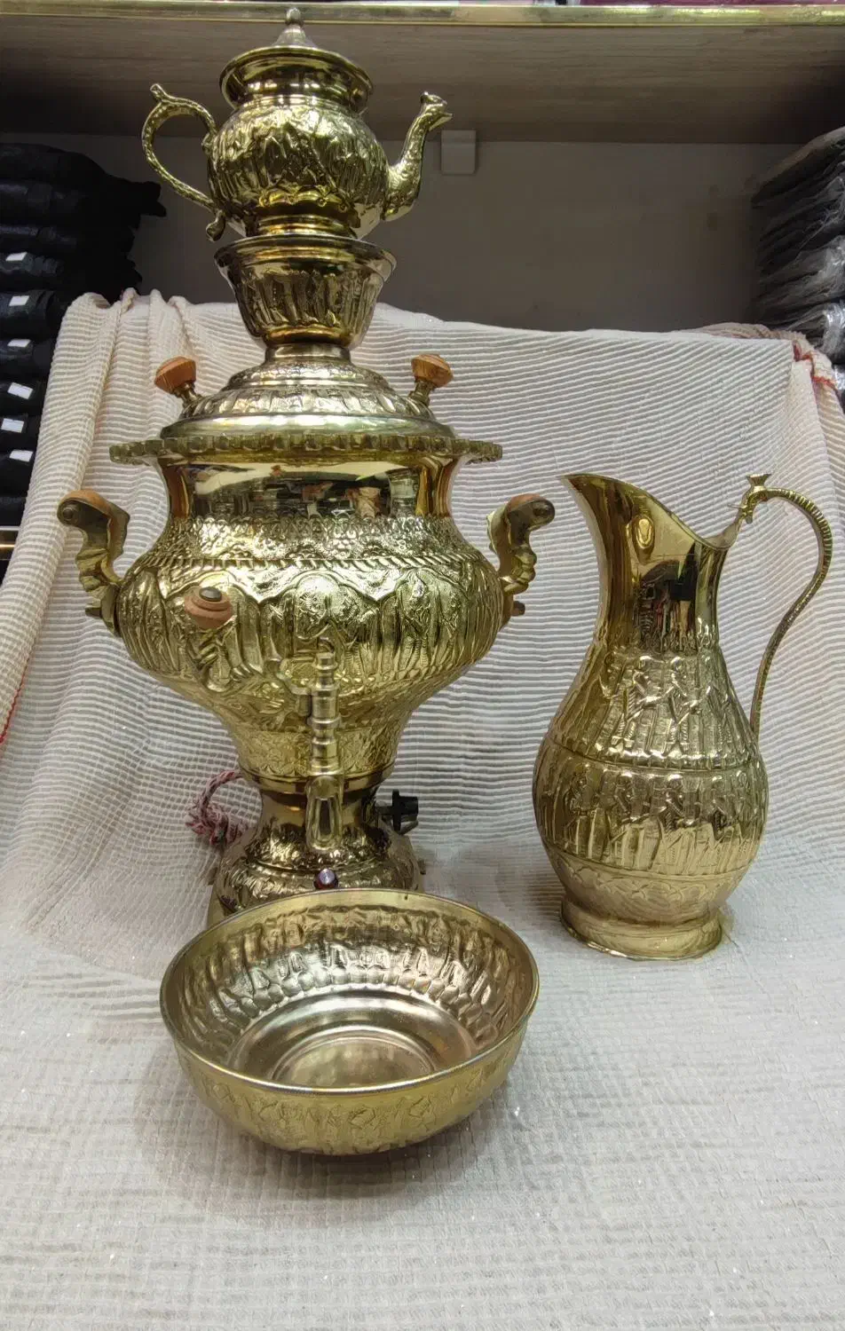 سماور برنجی|سماور، چای‌ساز، قهوه‌ساز|اردبیل, |دیوار