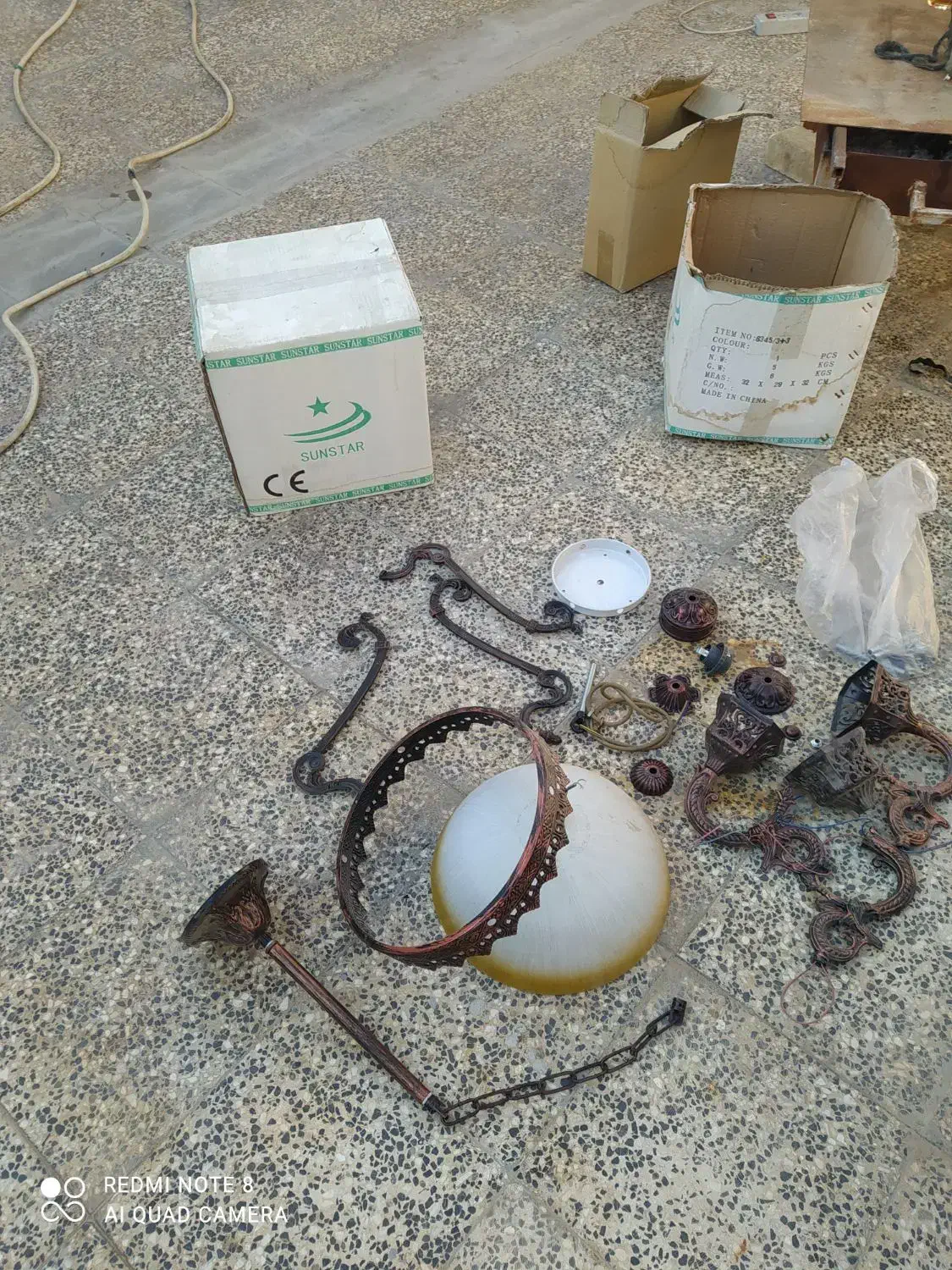 دو عدد لوستر فر فوژه|لوستر و چراغ آویز|اصفهان, شهرک امام خمینی|دیوار