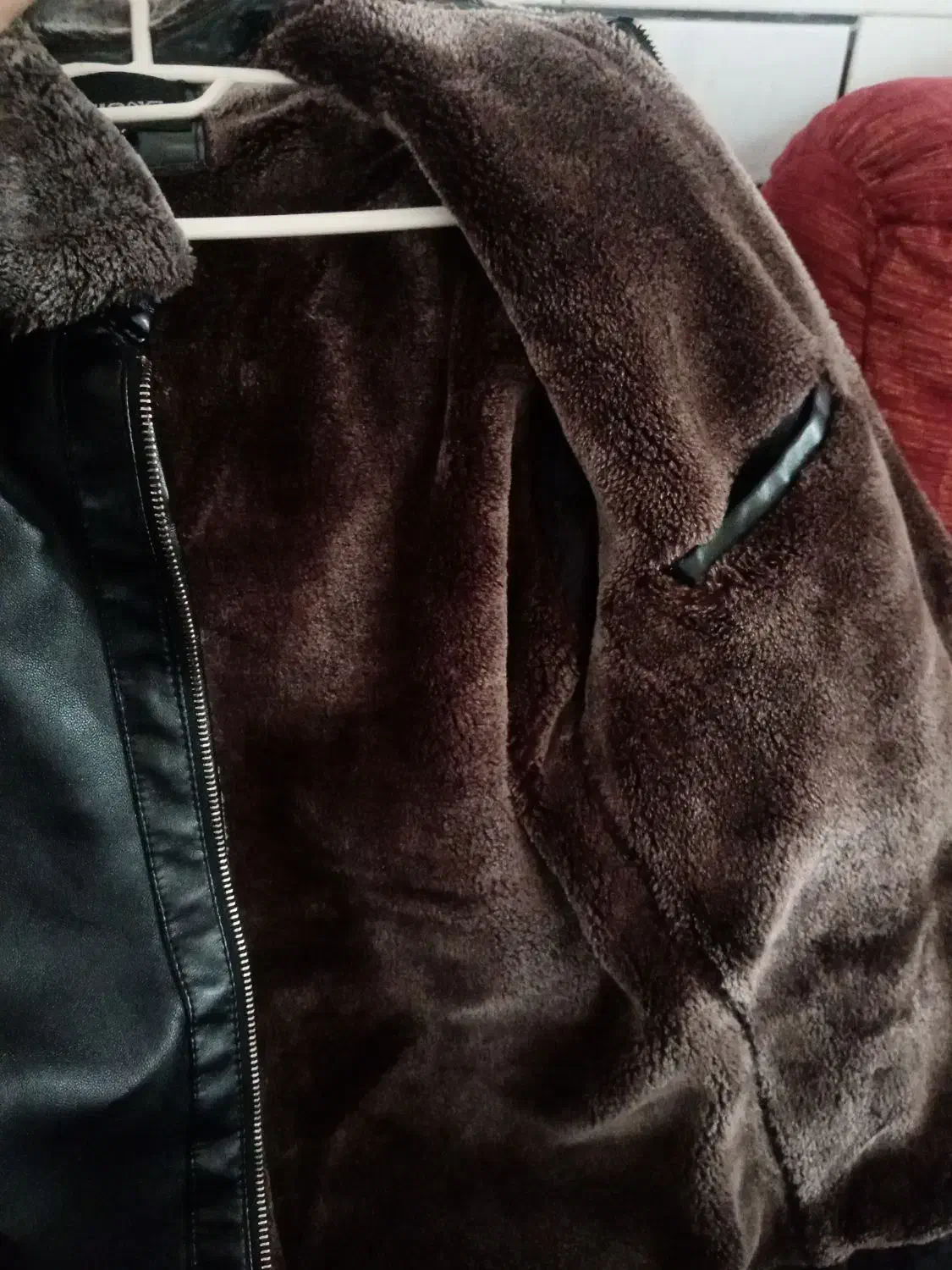 کاپشن چرم مردانه|لباس|آران و بیدگل, |دیوار