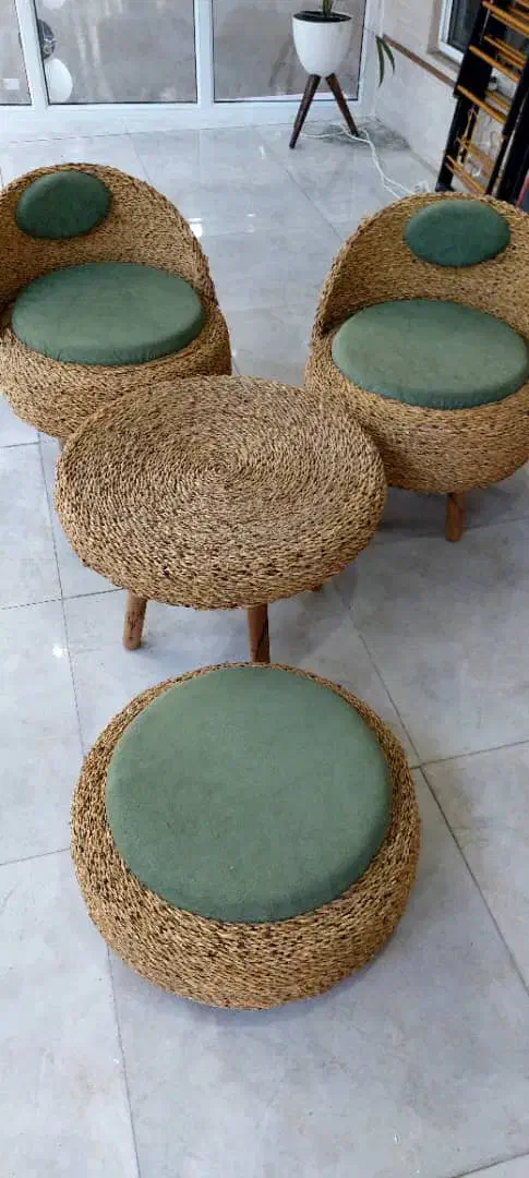 صندلی وپاف و میز حصیری|صندلی و نیمکت|رشت, حومه رشت|دیوار