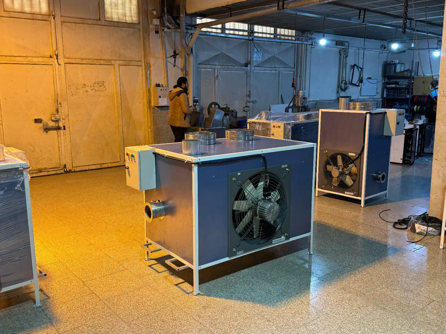 هیتر گلخانهای دودکشدار فندار گازی گازوئیلی|بخاری، هیتر، شومینه|کرج, شهرک صنعتی بهارستان|دیوار