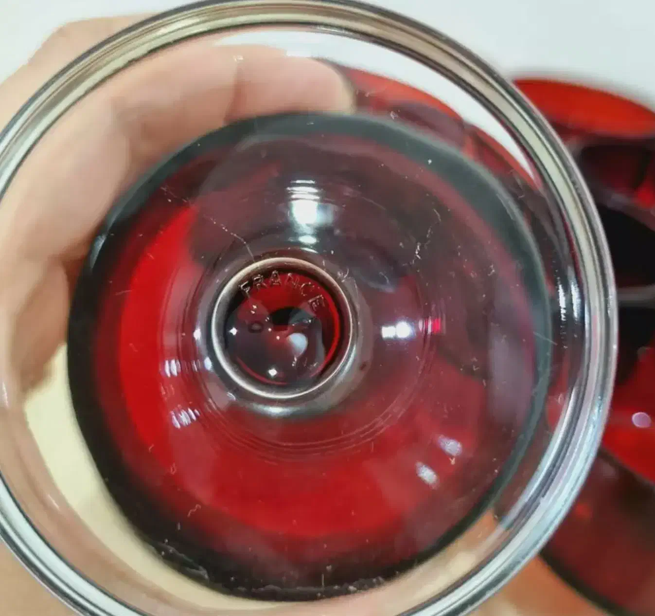 گیلاس جام حک فرانسه کاملا نو|ظروف سرو و پذیرایی|رشت, گلسار|دیوار