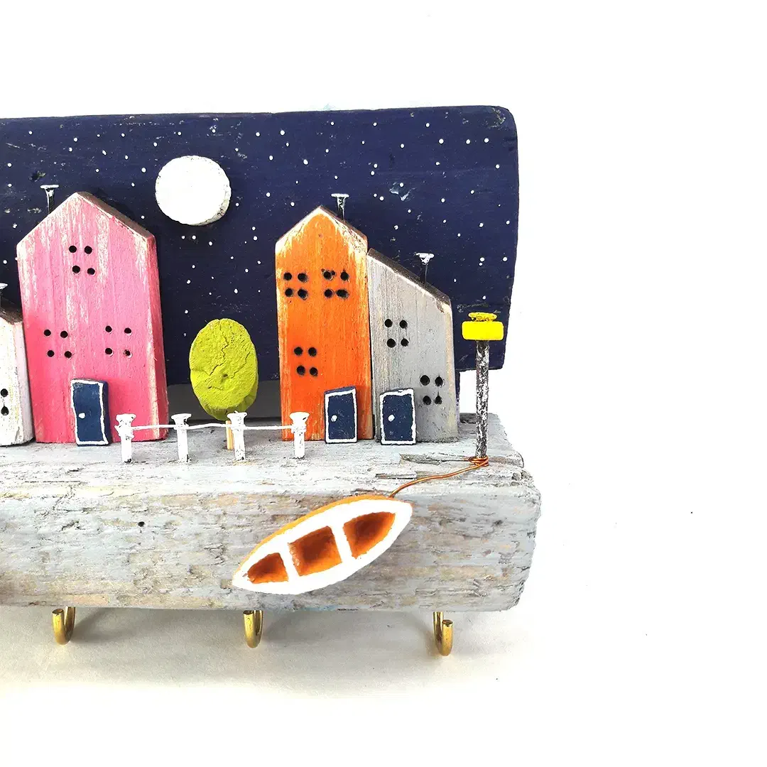 جاکلیدی دیواری چوبی مدل k51|صنایع دستی و سایر لوازم تزئینی|ساری, |دیوار