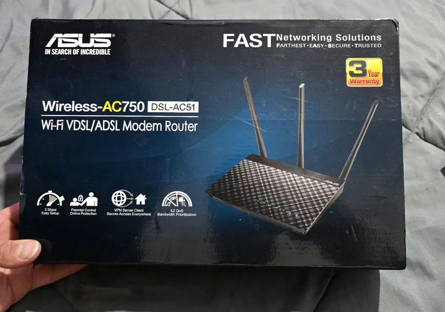 مودم ایسوس adsl vdsl Ac750 dslac51|مودم و تجهیزات شبکه|تهران, ارم|دیوار
