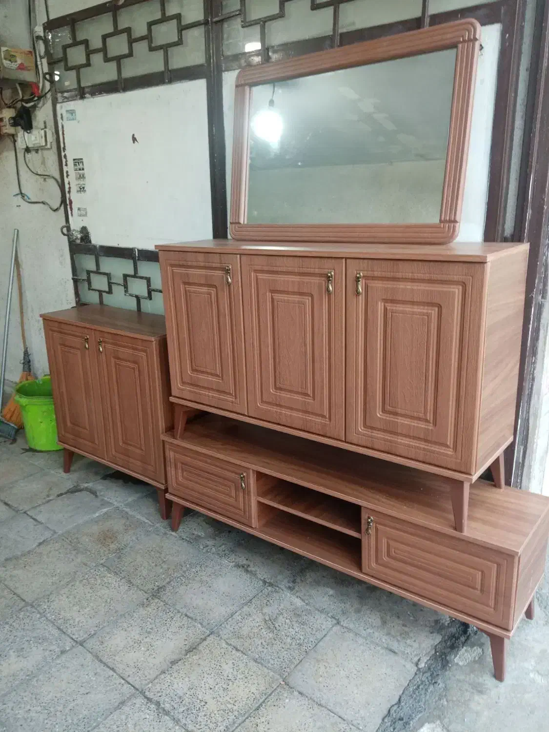 میز تلویزیون آینه کنسول جاکفشی|میز تلویزیون|قدس, شهر‌قدس|دیوار