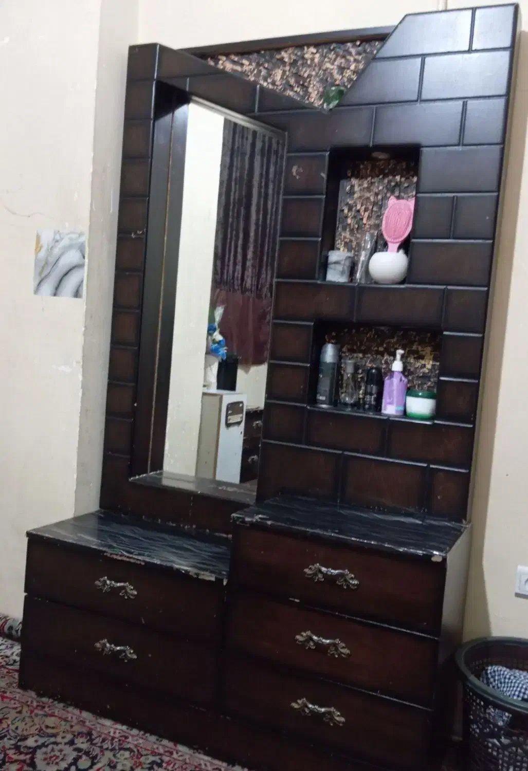 تخت و خوشخواب و دراور|تخت و سرویس خواب|رضویه, |دیوار