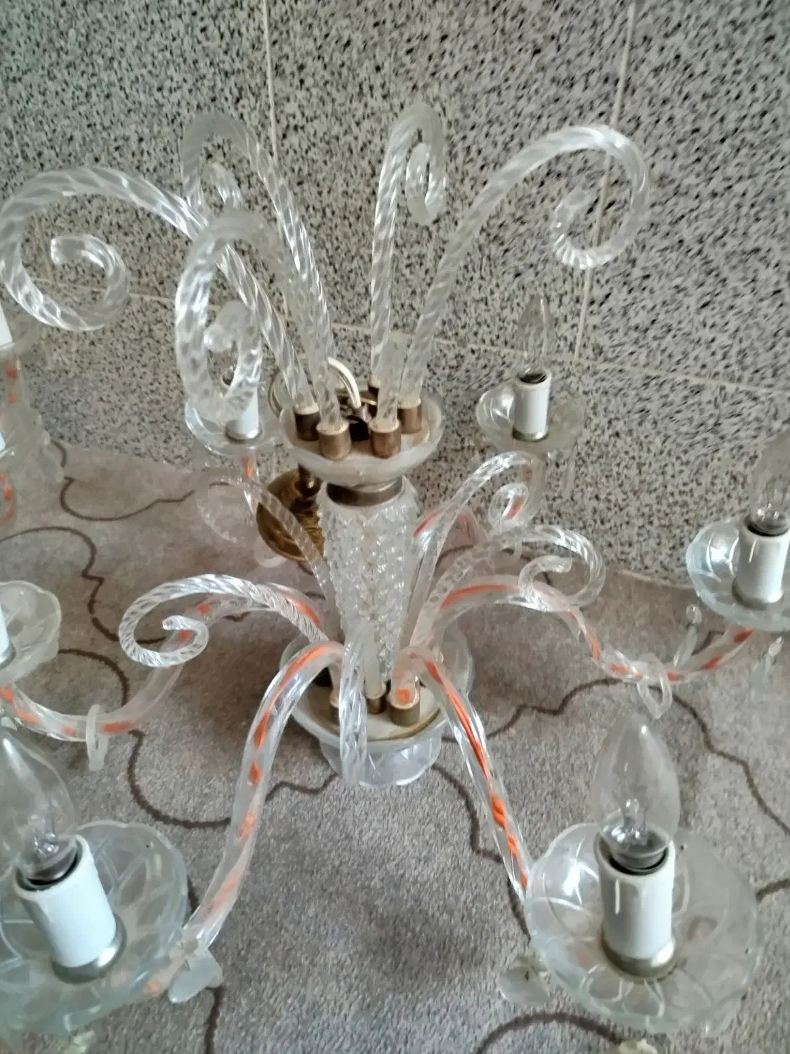 لوستر|لوستر و چراغ آویز|قم, نیروگاه|دیوار