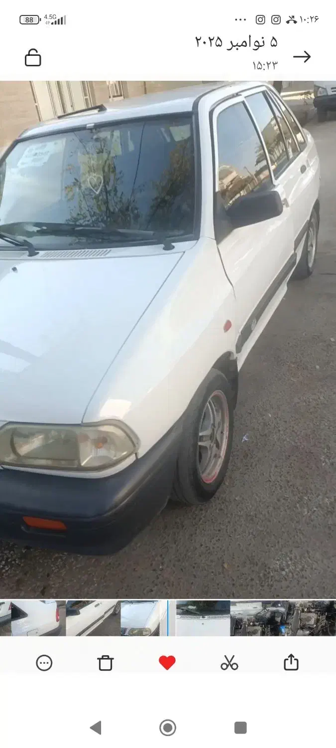 پراید ۱۴۱مدل ۸۸|خودرو سواری و وانت|بهار, |دیوار