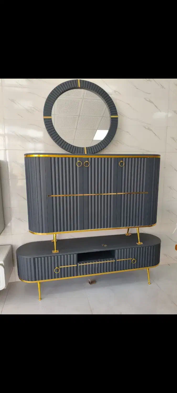 آینه کنسول با بهترین کیفیت|بوفه، ویترین، کنسول|یاسوج, |دیوار