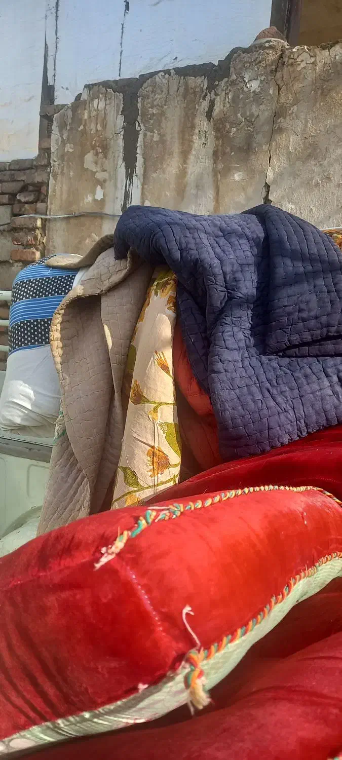 لحاف تشک وپشتی پنبه ای قدیمی|تشک تختخواب|کرمانشاه, |دیوار