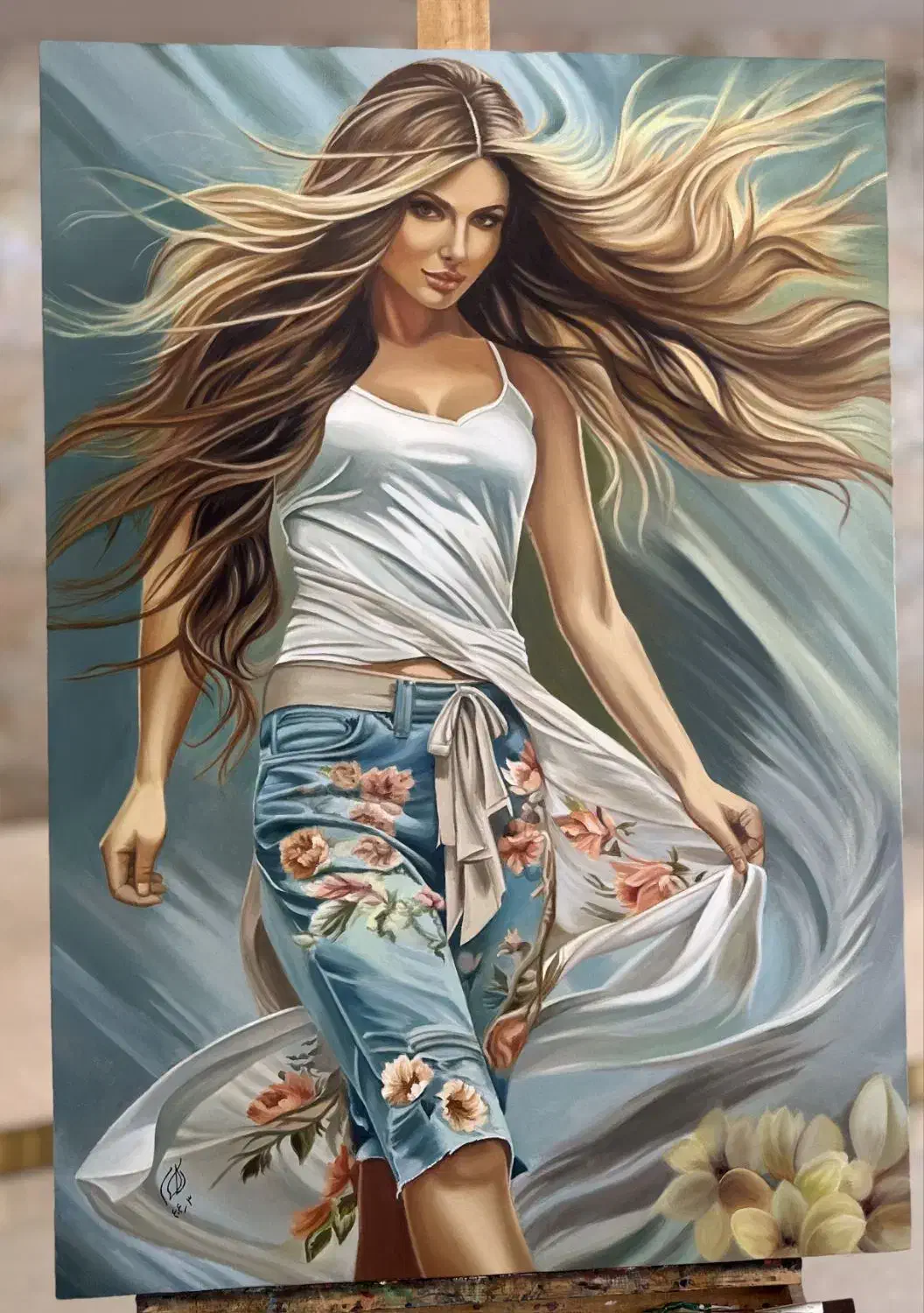 تابلو با امضاء هنرمند|صنایع دستی و سایر لوازم تزئینی|قم, سالاریه|دیوار