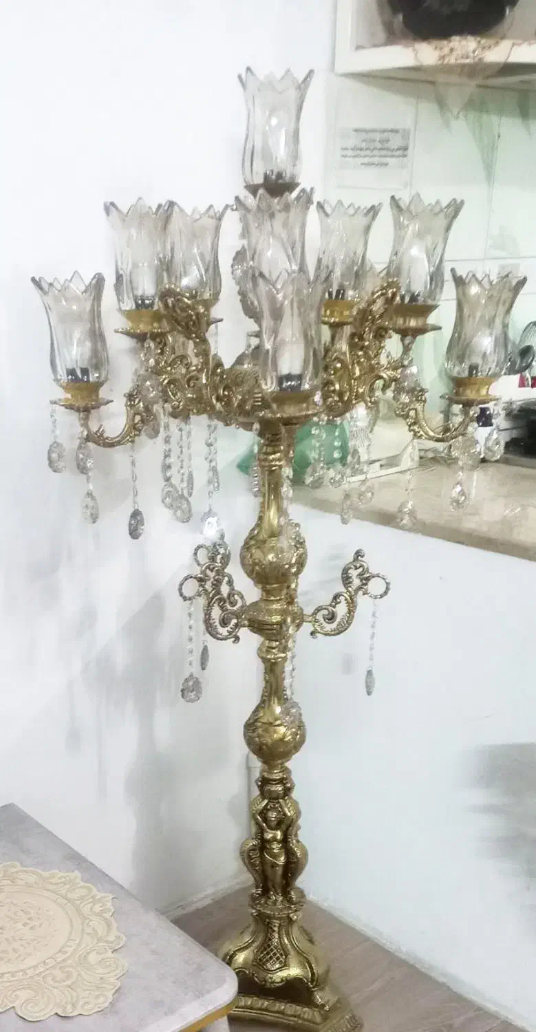 آباژور لاله بلند۱۱شعله|چراغ خواب و آباژور|اهواز, ناحیه صنعتی کارون|دیوار