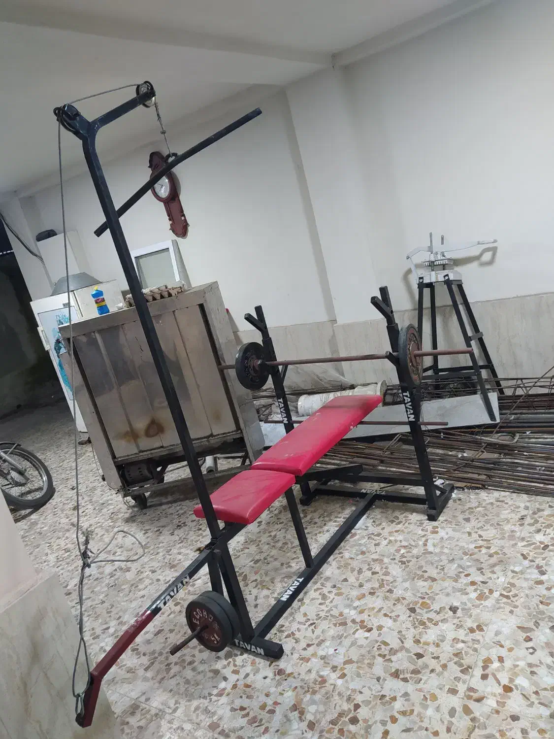 دستگاه پرس سینه چندکاره سیم کش دارودمبل|تجهیزات ورزشی|آستارا, |دیوار