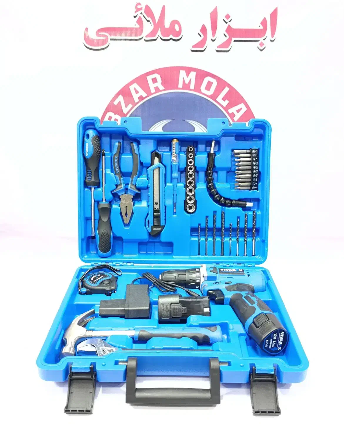 مجموعه کیت دریل شارژی و ابزار ویوارکس / جعبه ابزار|ماشینآلات صنعتی|کرج, حیدرآباد|دیوار