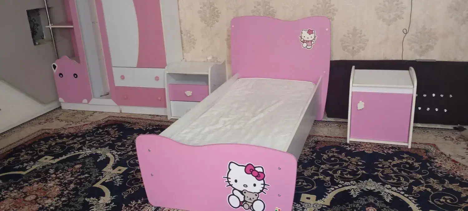 سرویس خواب دخترانه|تخت و سرویس خواب|آبادان, |دیوار