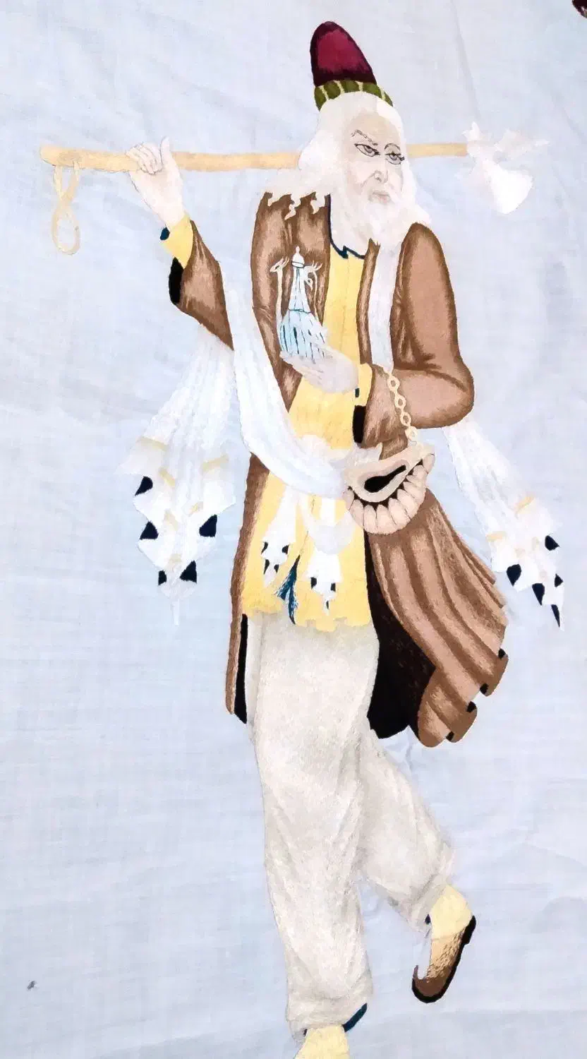 تابلو سوزندوزی دستی قدیمی|تابلو، نقاشی، عکس|آمل, |دیوار