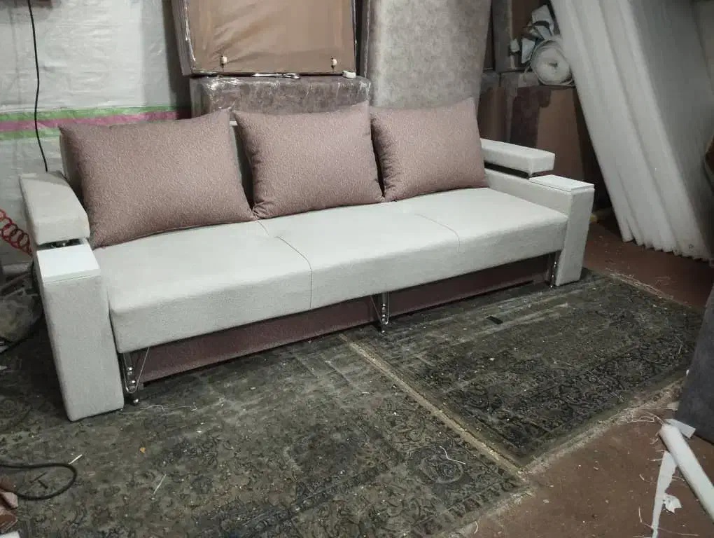 مبل ال تختخوابشو کاناپه تختشو تخت خواب شو دسته دار|مبلمان خانگی و میز عسلی|تبریز, |دیوار