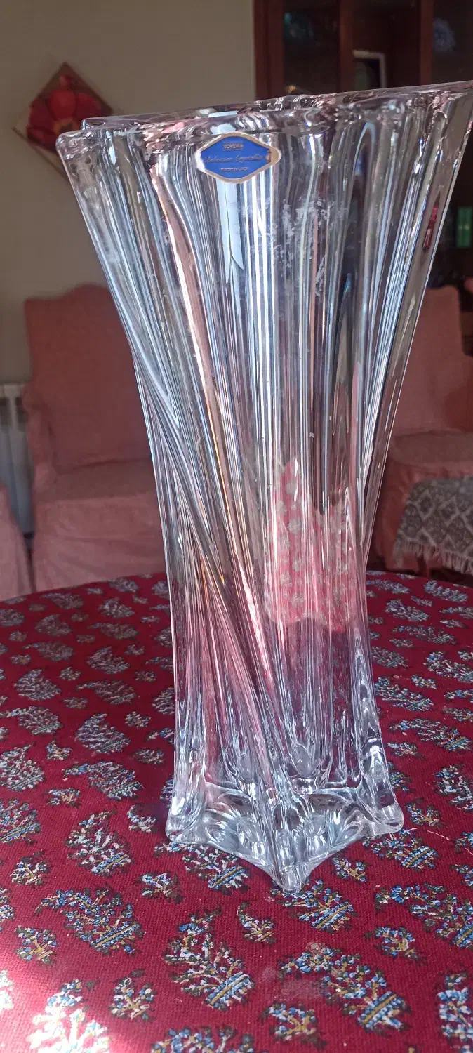 گلدان کریستال|صنایع دستی و سایر لوازم تزئینی|تهران, درب دوم|دیوار