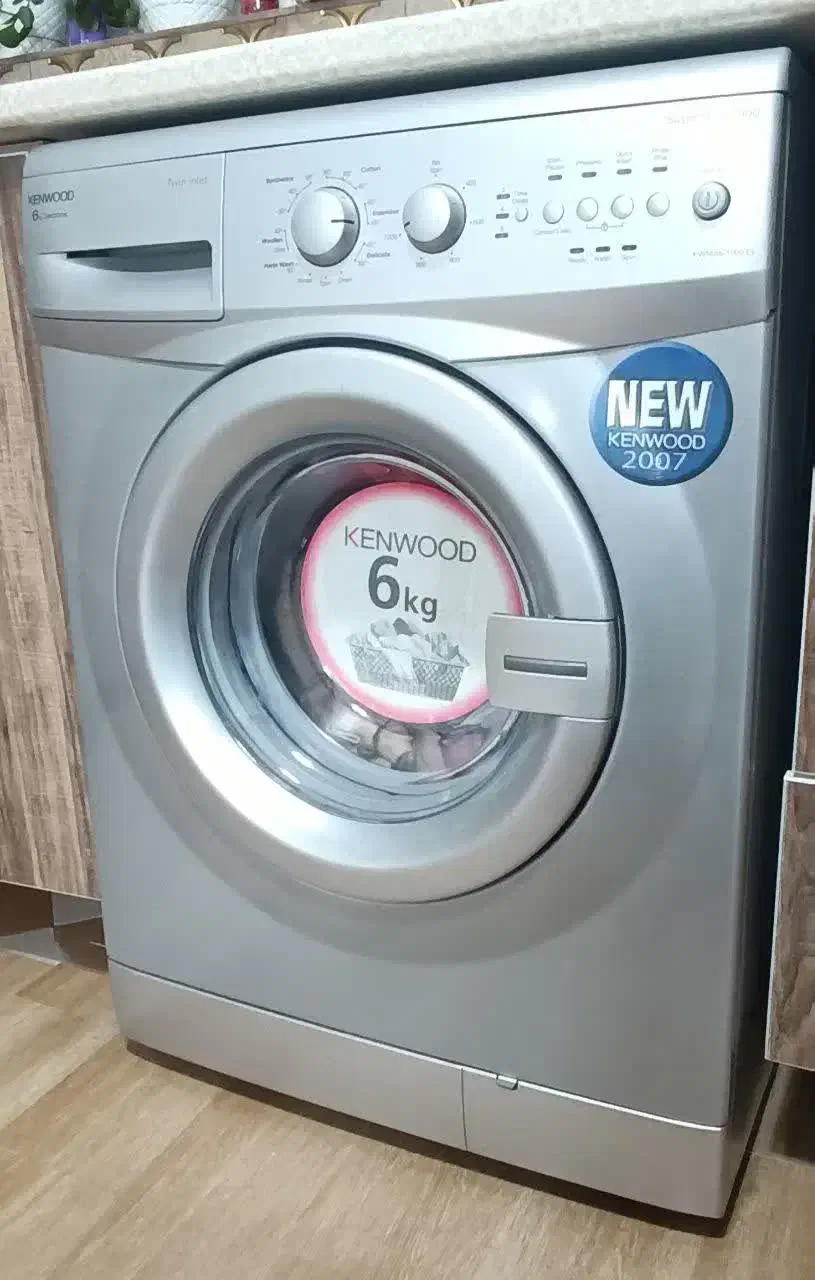 ماشین لباسشویی ۶ کیلویی کنوود سالم|ماشین لباسشویی و خشک‌کن لباس|خمین, |دیوار