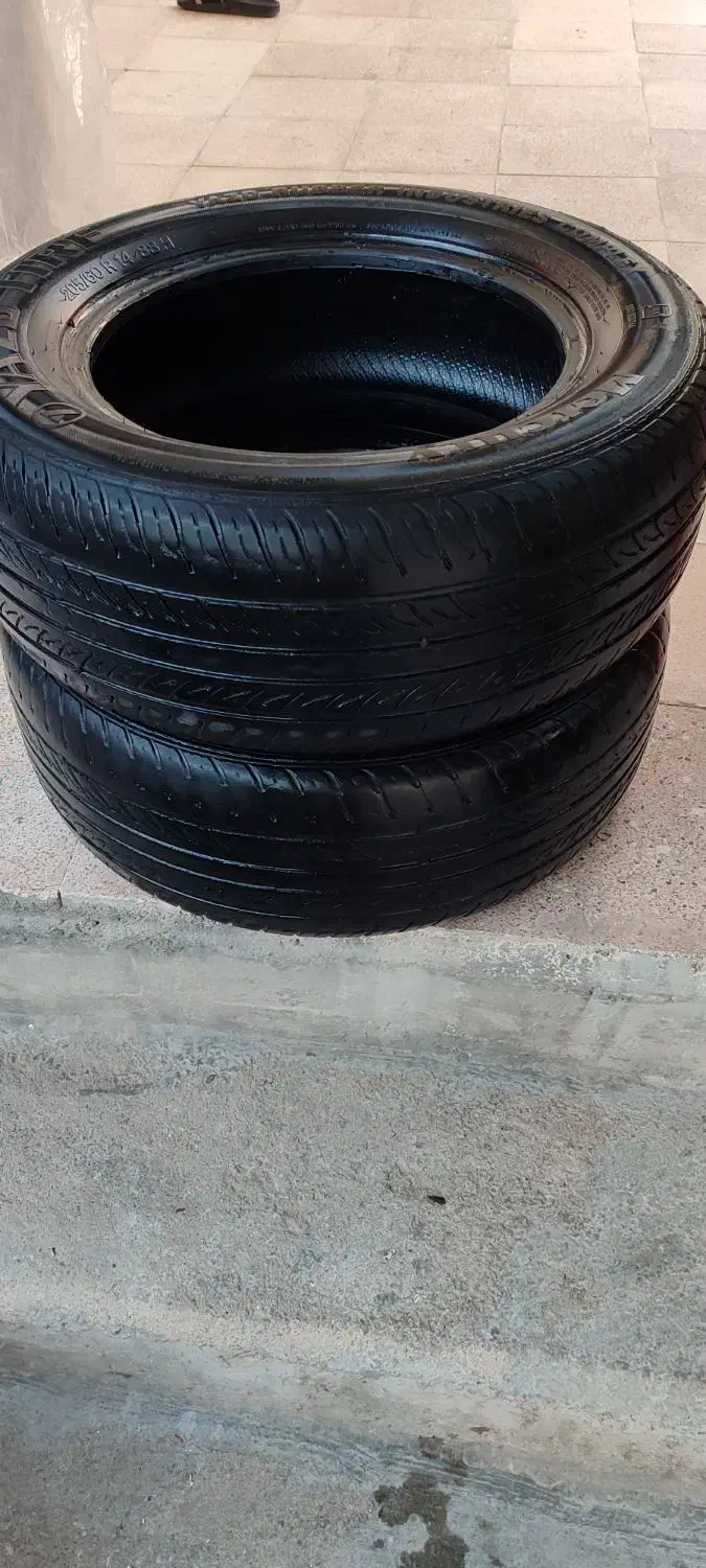 چهار عدد لاستیک پژو205|قطعات یدکی و لوازم جانبی|مشگین شهر, |دیوار