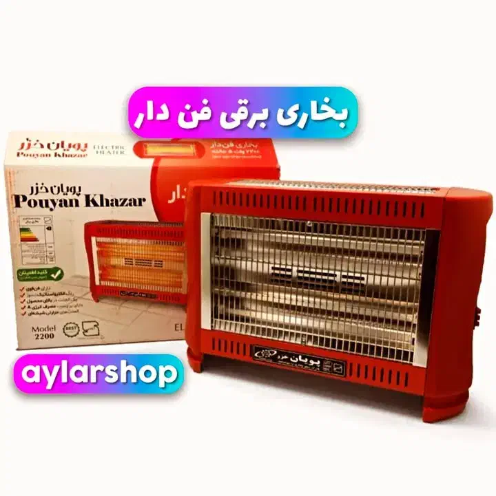 بخاری برقی پنج شعله فن دار مارک تکنو|بخاری، هیتر، شومینه|بیرجند, |دیوار