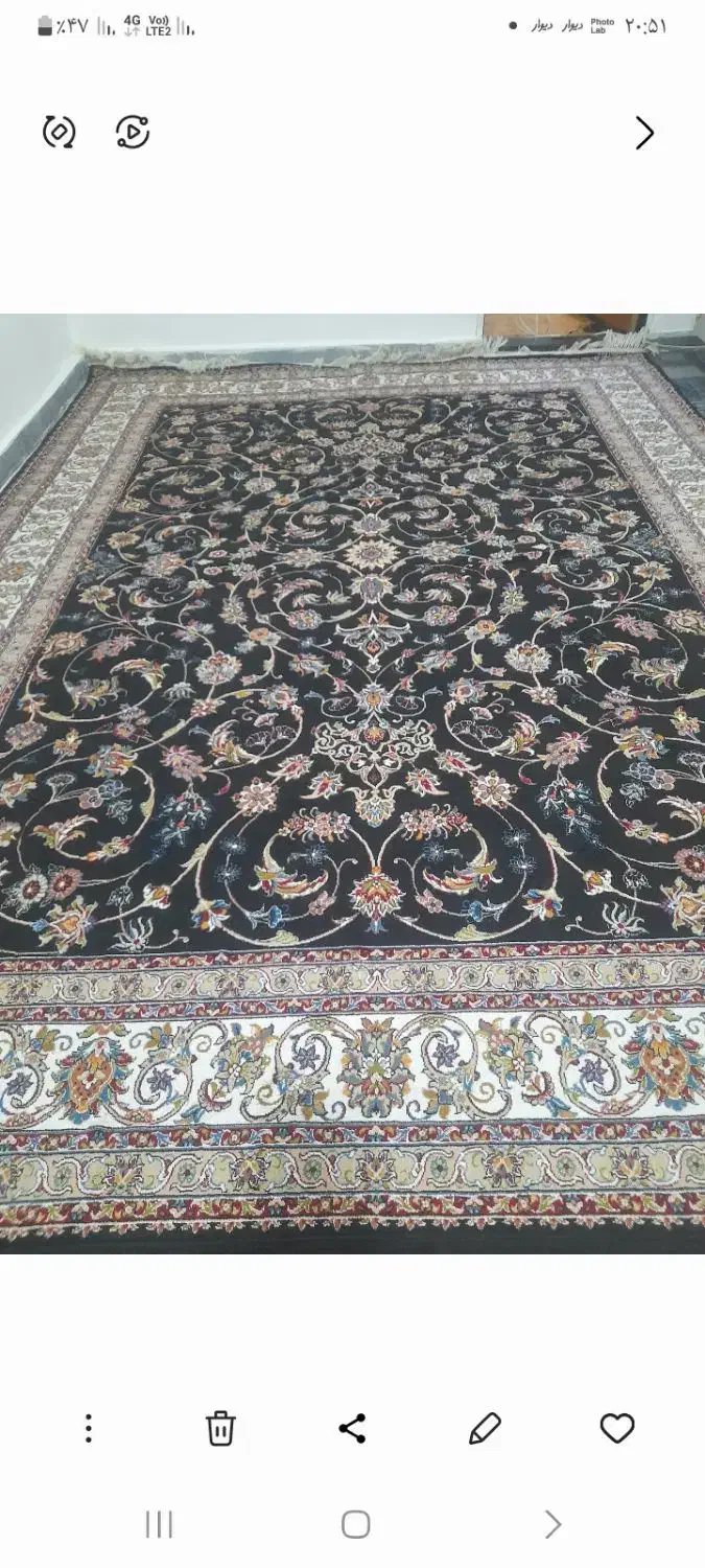 فرش ۱۲متری و۶متری|فرش|نهاوند, |دیوار